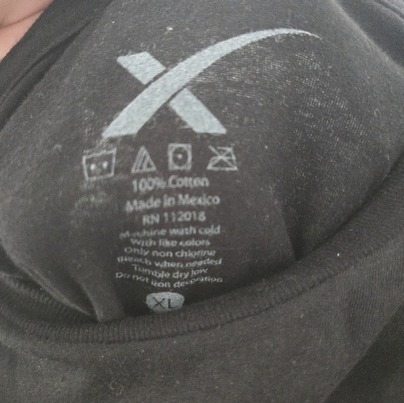 NWT SPACE X ROCKET LAUNCH BLACK T SHIRT Mens Size XL Elon Musk - Picture 4 of 7